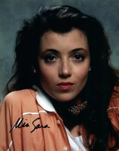 Foto Mia Sara firmata 8x10 autografata bell'aspetto plus COA - Foto 1 di 1