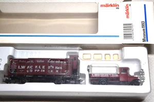 Märklin HO  Museumswagen 1993 geschl. Güterwagen m. BH der K.W.St.E u. LKW - Picture 1 of 1