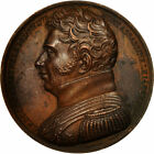[#555255] France, Medal, Mort Du Duc De Berry, 1820, Caqué, Ef(40-45), Copper