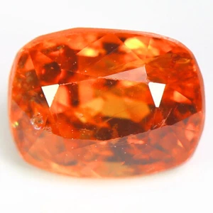 1.35_cts 100% NATURAL BEAUTIFUL CUSHION UNHEATED ORANGE SPINEL_SRILANKA - Picture 1 of 2