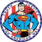 Superman Truth Justice American Way étain métal aluminium panneau homme décoration grotte 11,75
