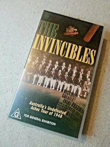 THE INVINCIBLES AUSTRALIA vs ENGLAND 1948 TEST CRICKET VIDEO not DVD RARE - Bild 1 von 2