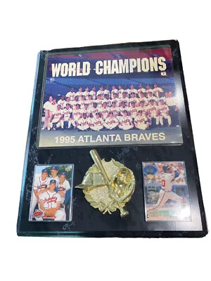 Бейсбольная табличка 1995 Atlanta Braves World Series Champions Team Picture - Изображение 1 из 4
