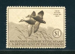 US RW 7 MINT VF LH, MALLARD - Picture 1 of 1