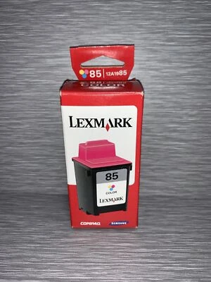 GENUINE Lexmark 85 Color HIGH YIELD Ink Cartridge 12A1985 - Image 1 of 2