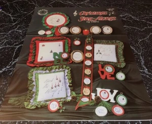 DP10 DAFNI CREATIONS 1981, CHRISTMAS SING-ALONGS CROSS STITCH PATTERN LEAFLET - Picture 1 of 2