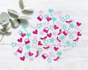 Glitter Confetti LETS GO PARTY Design Decor Table Scatter Choose Package Amount - Picture 1 of 2