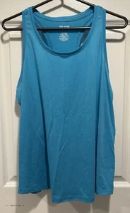 Tek Gear Essential Gear Sz Large Racer Back Sleeveless tank top activewear Teal - Picture 1 of 7