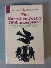 The Narrative Poetry of Shakespeare by Fergusson | 1968 1st Dell Laurel PB