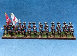 15 mm SYW Guerra de los Siete Años WGS pintado margraf prusiano Carl infantería PA25 - Imagen 1 de 10