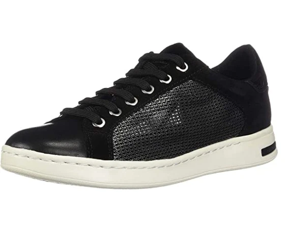 Zapatillas bajas Geox D Jaysen A para mujer, negras pistola Foto 1 de 1