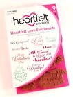 NEW - Heartfelt Creations " Heartfelt Love Sentiments " Cling Stamps HCPC-3804