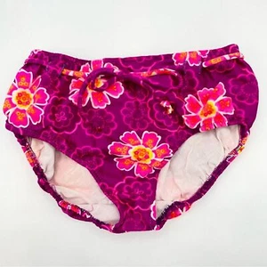 Vintage Hawaiian Bikini Bottom Floral Tropical Tie 1970s Swimsuit Bathing Suit - Picture 1 of 8