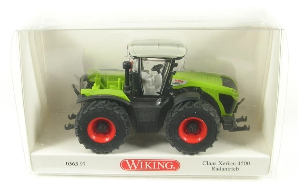 Claas Xerion 4500 Wheel Drive (Green/Grey) 1:87 Wiking - Image 1 of 1