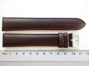 Hirsch Kansas Braun XL 20 MM Leder Uhrenarmband Armband - Bild 1 von 5