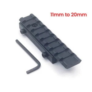 Dovetail to Picatinny Waevar Rail Adapter Scope Mount for Henry .22 Lever Rifle - Picture 1 of 5