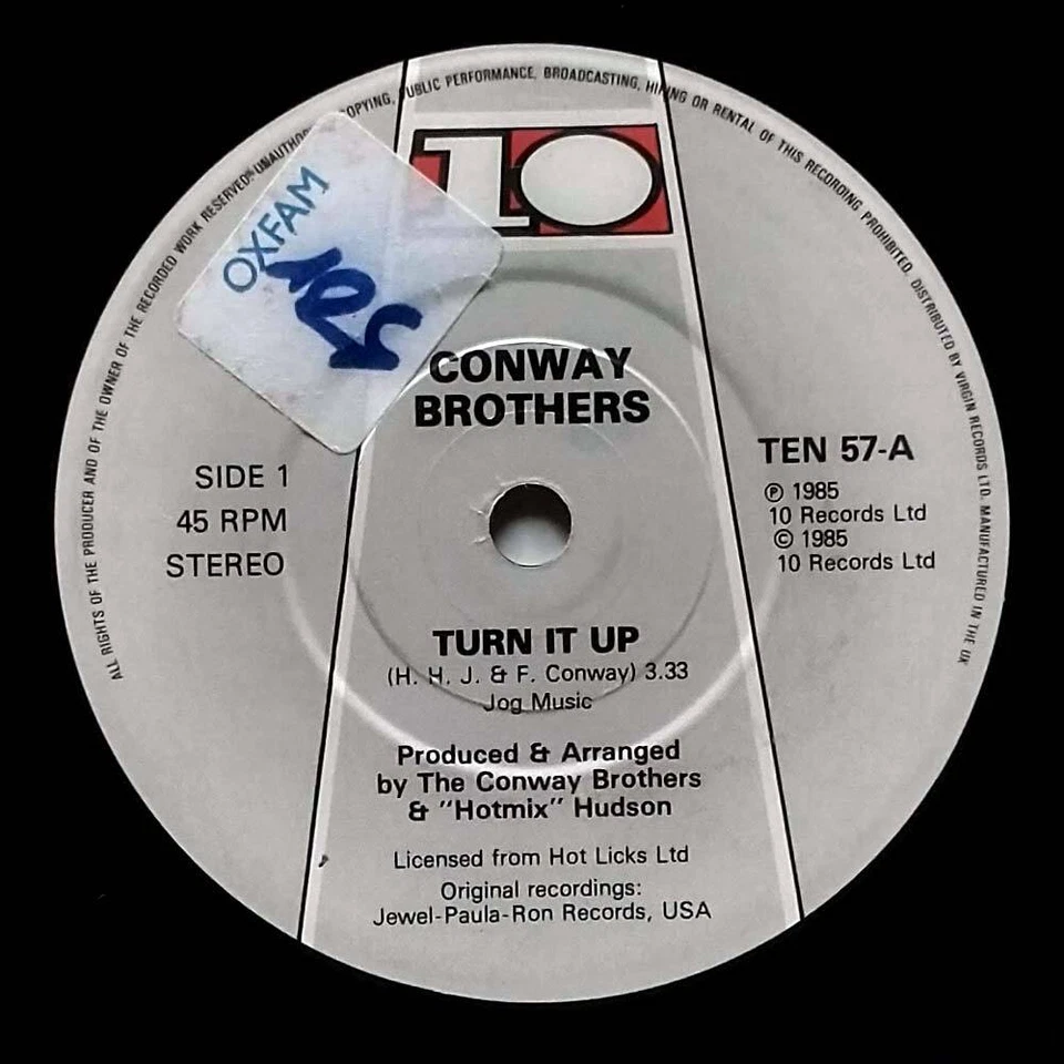 Conway Brothers - Turn It Up / Turn It Up (Logical Mix-Up) [7" 45 rpm Single] UK - Image 1 of 1
