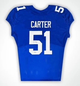 Abdul Carter Signed New York Giants Custom Jersey XL (Beckett) - Picture 1 of 3