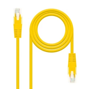NANOCABLE Câble réseau Cat.6 UTP AWG24 Jaune 30 cm - Afbeelding 1 van 3