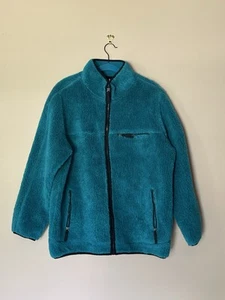 COMODO Large Turquoise Synchilla Fleece Curtis Kulig Zip Up Jacket - Bild 1 von 5