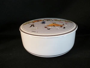 Villeroy & Boch Design Naif Round Covered Box Large Made in Germany - Picture 1 of 3