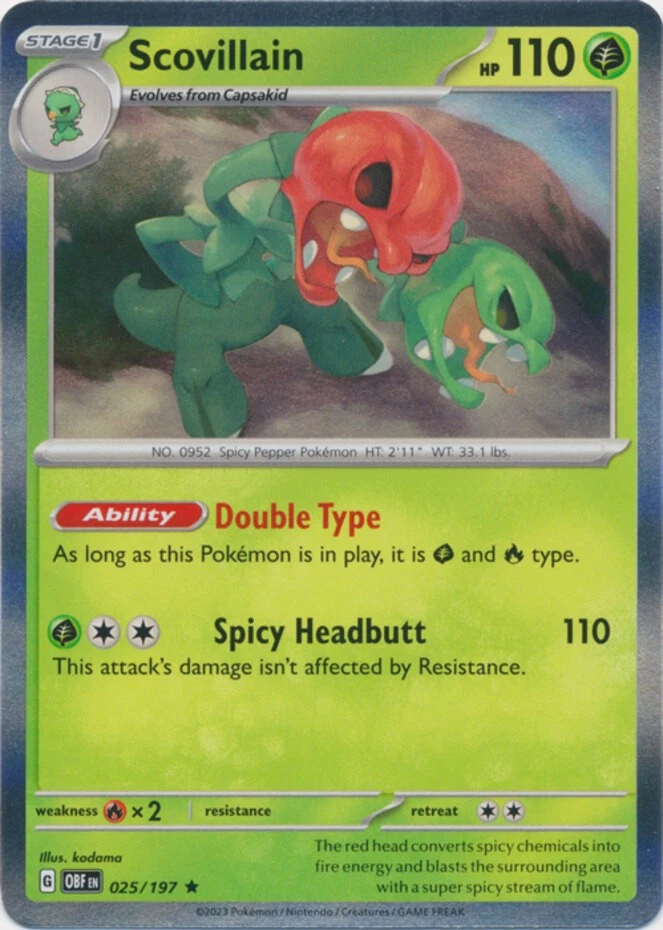 Scovillain - 025/197 - Holo Rare - Near Mint - Image 1 of 1