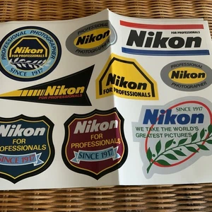 Vintage Nikon Sticker Glossy Stickerbogen - Bild 1 von 11