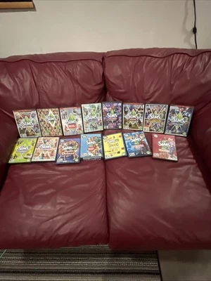 LOT 15 The Sims 2&3 (PC Windows Mac, 2009)  Base Game + Stuff & Expansion Packs - Image 1 of 4