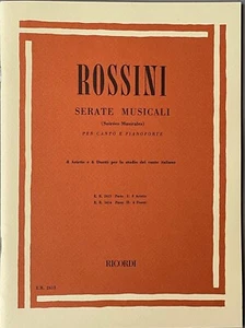 Serate Musicali Volume 1 (High Voice) Vocal Large Works by Gioacchino Rossini - Picture 1 of 6