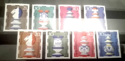 CHESS MNH 1972 FRG WEST BERLIN GERMANY complete sets LOOK!!!! - Image 1 of 3
