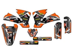 2002-2008 SX 65 PODIUM Orange Senge Graphics Kit Compatible with KTM - Picture 1 of 10