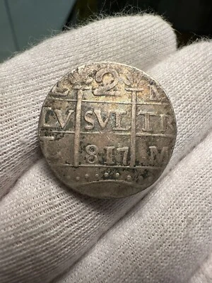 1817 Venezuela 2 Reale VF Caracas - Image 1 of 4