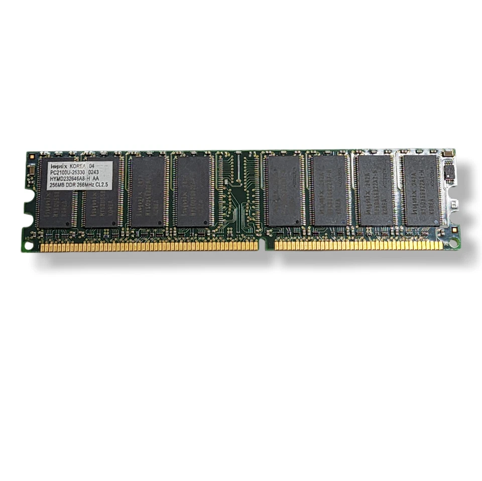 256MB DDR DDR1 SAMSUNG PC266 PC-2100 DIMM COMPUTER MEMORY (4968) 🍁 - Image 1 of 1