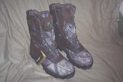 Mens 14 Camo Boots Insulated Waterproof 1000 g Hunting Boots Rocky camo Boots - Image 1 of 4