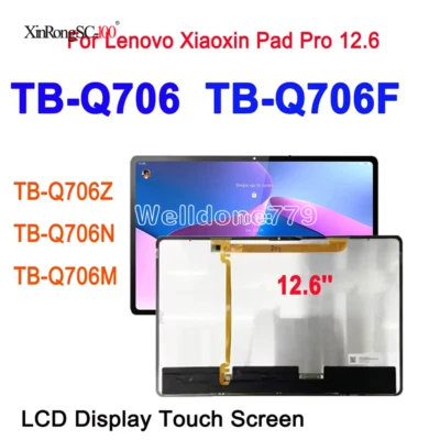 For Lenovo Xiaoxin Pad Pro 12.6" TB-Q706 TB-Q706F LCD Display Screen Digitizer - Image 1 of 4