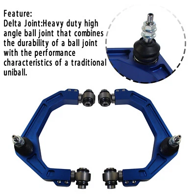 Blue Color Aluminum Upper Control Arm 2-4" Lift Kit for 04-22 Ford F-150 Forged Foto 1 de 4