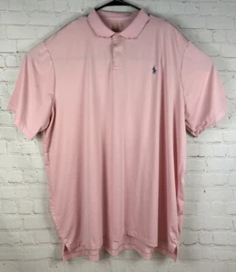 Polo Ralph Lauren Performance Kurzarm Golf Polo Pink Herren Größe 2XL XXL - Bild 1 von 6