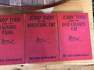 (3) Jerry Todd books Whispering cave,Talking Frog, Rose Colored Cat - Picture 1 of 9