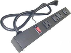 12" 4 Outlets Power Strip, Surge Protected, EPS-10431 - Picture 1 of 1