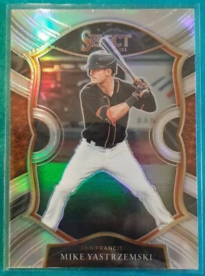2021 PANINI SELECT CONCOURSE HOLO MIKE YASTRZEMSKI #79 SAN FRANCISCO GIANTS - Image 1 of 2