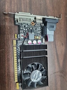EVGA NVIDIA GeForce GT 730 2GB DDR3 PCIe x16 Graphics Card P/N: 02G-P3-2732-KR - Picture 1 of 6