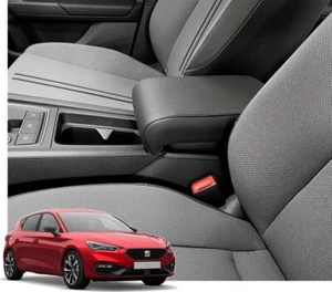 Bracciolo SEAT LEON 4 (2020-) nero regolabile lunghezza NO VITI VIDEO MONTAGGIO - Imagen 1 de 8