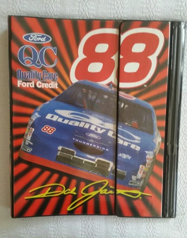 Dale Jarrett 88 Nascar Carolina Pad 3 Ring Binder w Folder Ford RYR 90s Cover