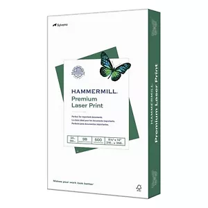 Hammermill Premium Laser Print 8.5" x 14" Multipurpose Paper 24 lbs. 98 - Picture 1 of 7