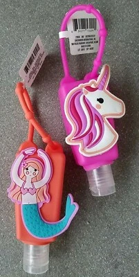 Unicorn Mermaid Gel Hand Cleaner in Reusable Dispenser Backpack Refilable Lotion - Image 1 of 4