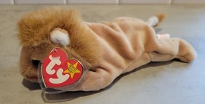 Ty Beanie Baby - ROARY the Lion - Collectible With Rare Spelling Error 1996 Toy - Picture 1 of 6