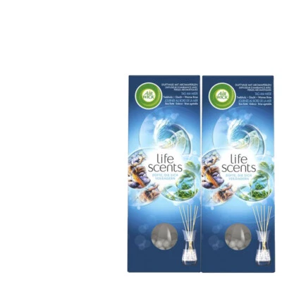 2x30ml Air Wick life scents Duftvase mit Aromaperlen Tag am Meer - Bild 1 von 4