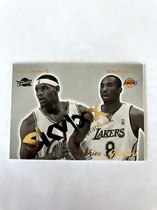 Kobe Bryant + LeBron James 2003-04 SkyBox Autographics Rookies Affirmed #12