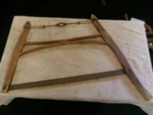 Antique Vintage Crosscut Buck Bow Saw Farming Tool - Picture 1 of 4