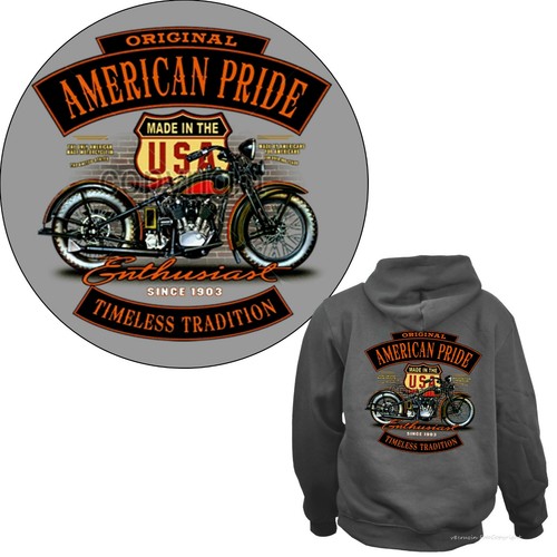 SACAI Biker Motorrad Sweatshirt classic Kapuzenpullover Hoodie *4260 grau